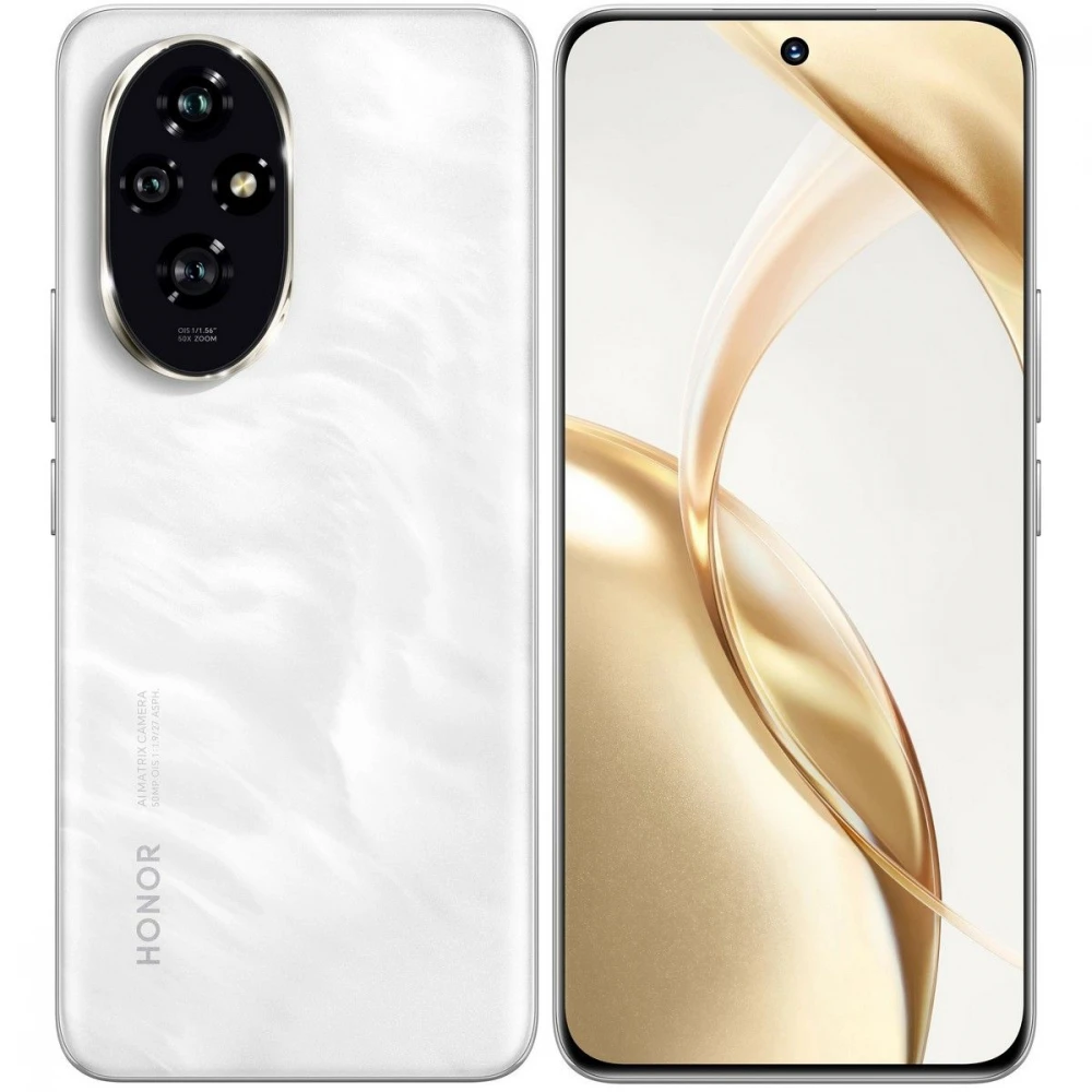 Смартфон Honor 200 (8/256GB) Moonlight White 5109BFKE 256 Гб, 8 Гб