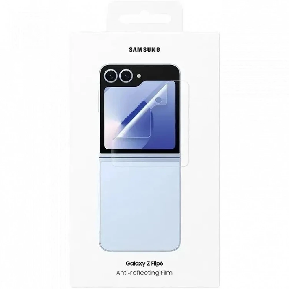 Аксессуары для смартфона Samsung Защитная пленка для экрана Samsung прозрачный для Samsung Galaxy Z Flip6 прозрачная 2шт. EF-UF741CTEGRU