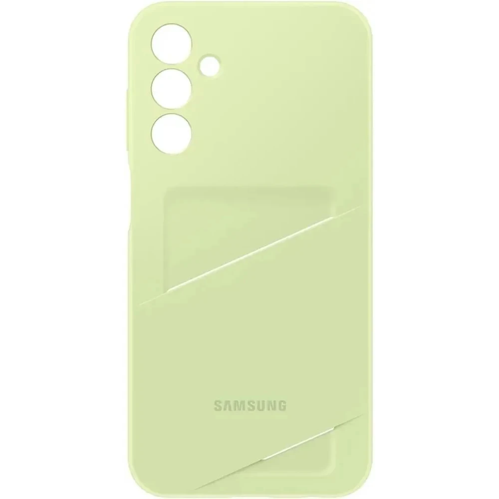 Аксессуары для смартфона Samsung Чехол (клип-кейс) Samsung для Samsung Galaxy A15 Card Slot Case A15 лайм EF-OA156TMEGRU