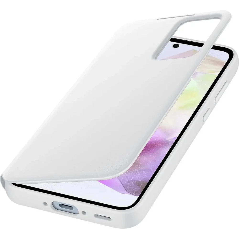Аксессуары для смартфона Samsung Чехол (флип-кейс) Samsung для Samsung Galaxy A35 Smart View Wallet Case A35 белый EF-ZA356CWEGRU