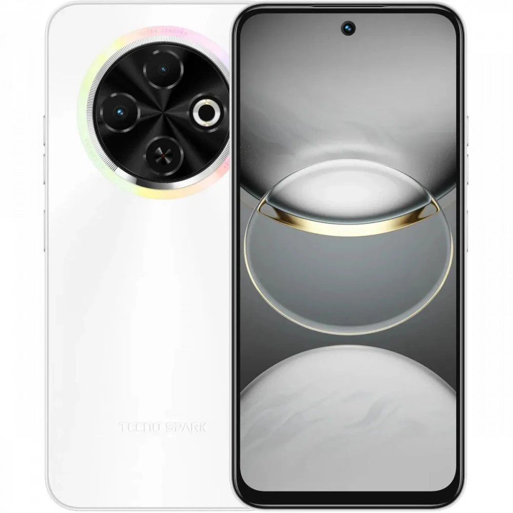 Смартфон TECNO SPARK 30C 4/128Gb Orbit White kl5n 128+4 orbit white 128 Гб, 4 Гб