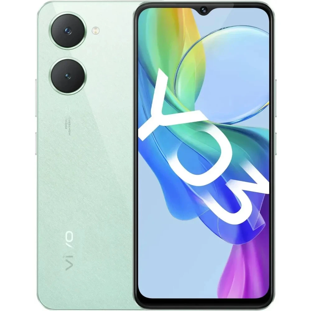 Смартфон Vivo Y03 4/128GB Gem Green Y03 4+128Gb Gem Green 128 Гб, 4 Гб
