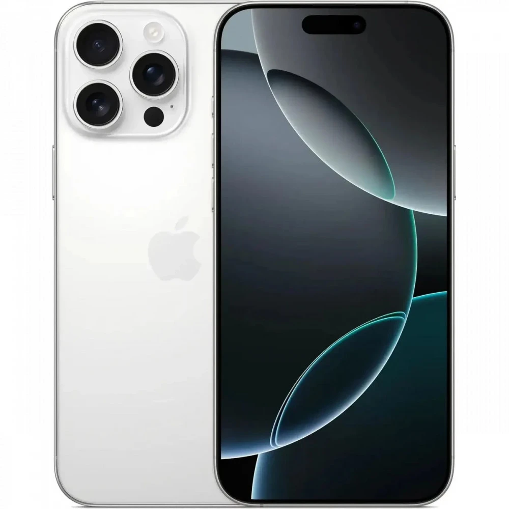 Смартфон Apple iPhone 16 Pro Max 256Gb White Titanium Dual Sim MYWW3KH/A 256 Гб, 8 Гб