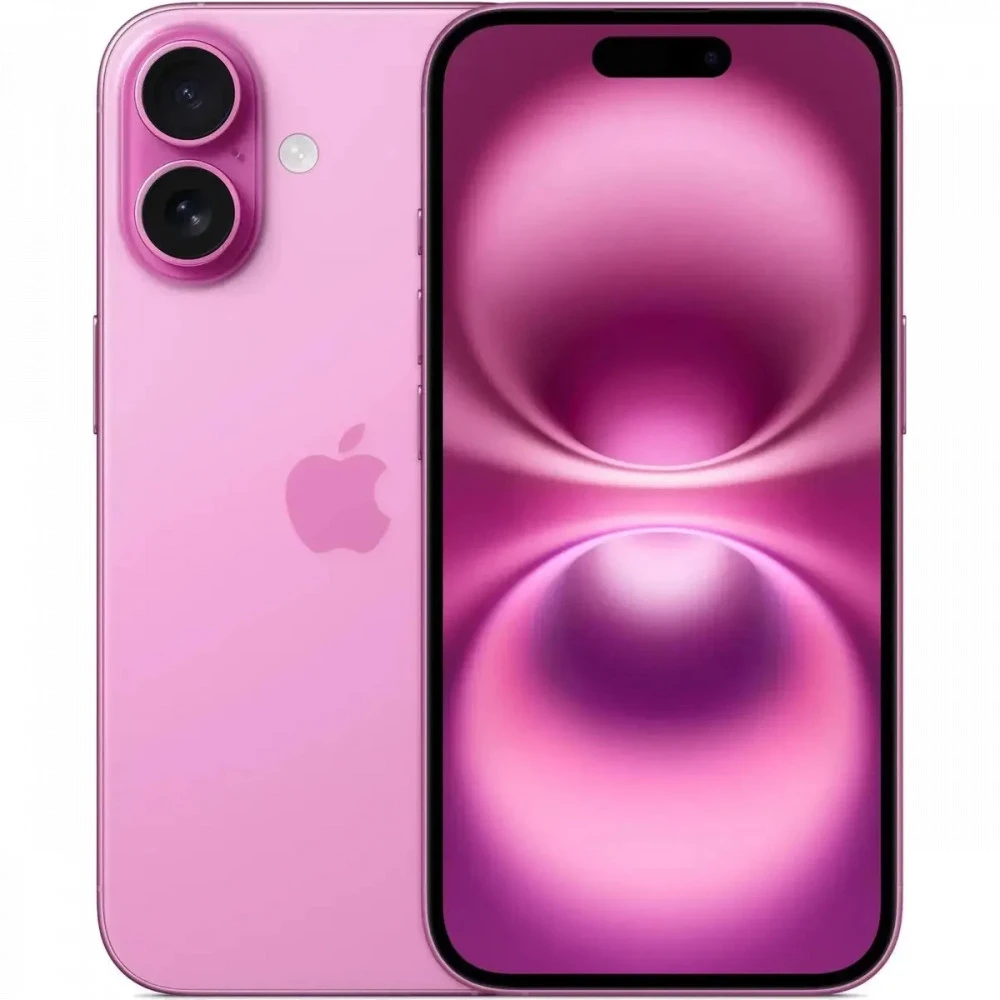 Смартфон Apple iPhone 16 128Gb Pink MYFE3CH/A 128 Гб, 8 Гб