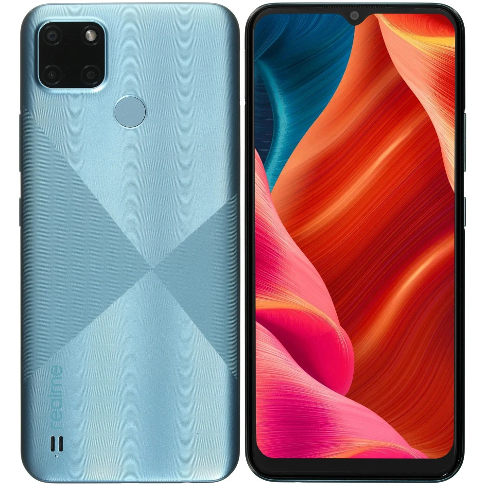 Смартфон REALME C21Y (3/32Gb) Blue RMX3261/32GB/BLUE 32 Гб, 3 Гб