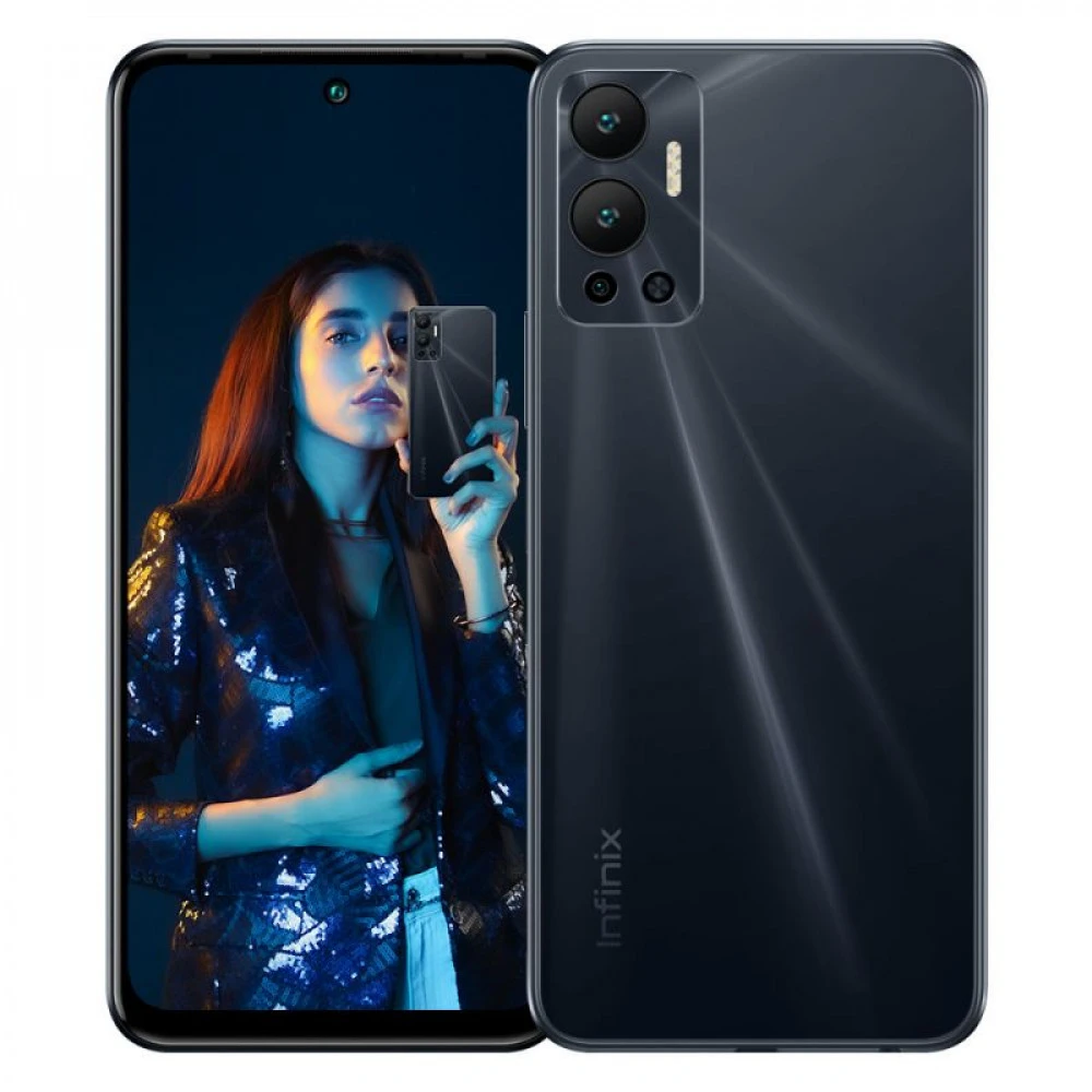 Смартфон Infinix HOT 12 (4/128Gb) Racing Black X6817/RACING BLACK 128 Гб, 4 Гб