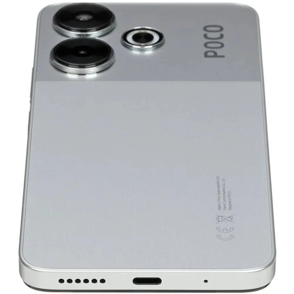 Смартфон POCO M6 (8/256Gb) Silver MZB0H2TRU 256 Гб, 8 Гб
