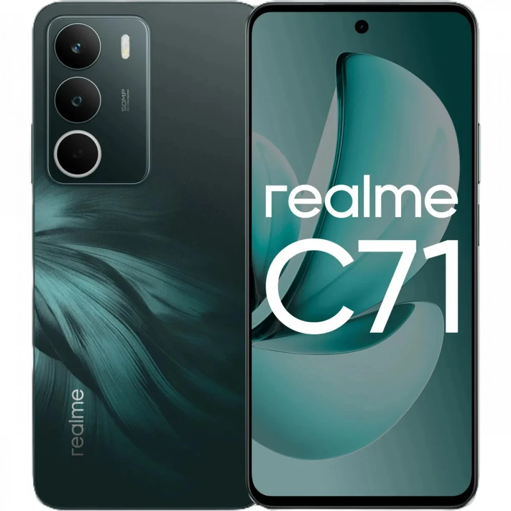 Смартфон REALME C71 6/128Gb Forest Owl (RMX5303) 6941764467088 128 Гб, 6 Гб