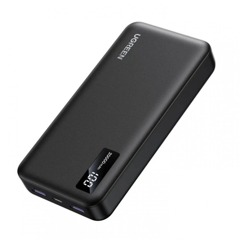 Внешний аккумулятор (Power Bank) UGREEN PB312 25683 20000 мАч, Черный
