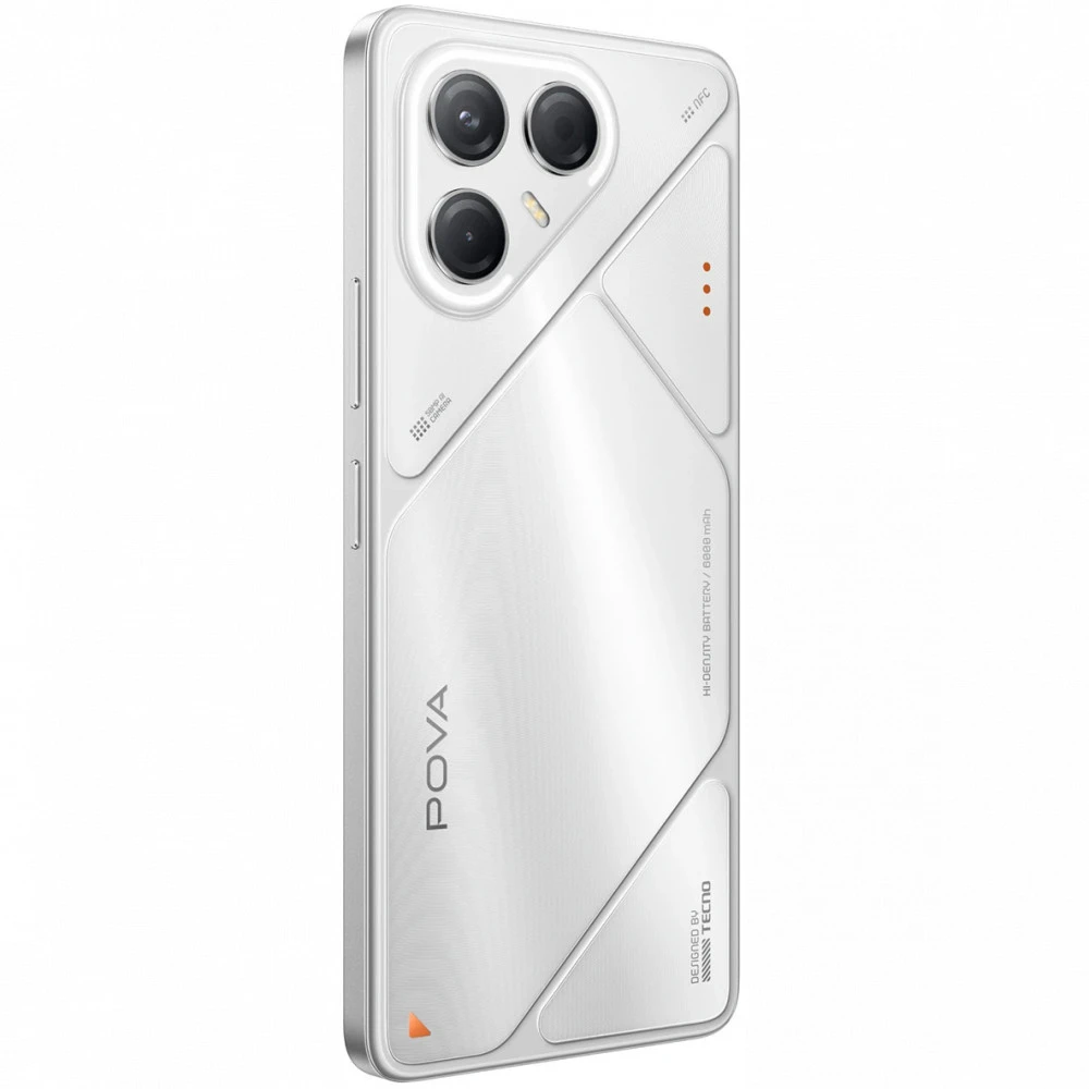 Смартфон TECNO POVA 7 5G (LJ7) 128+8 GB Magic Silver LJ7 128+8 MAGIC SILVER 128 Гб, 8 Гб