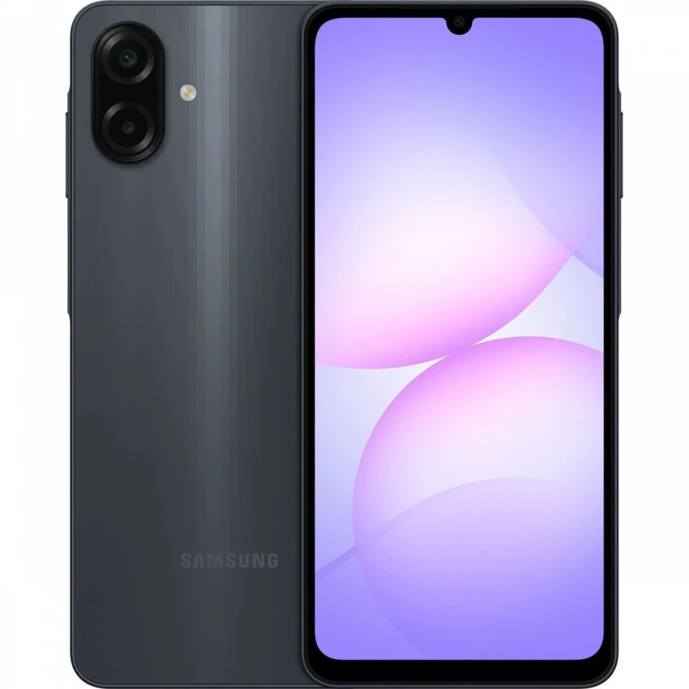 Смартфон Samsung Galaxy A07 4G 6/128Gb Black SM-A075FZKHCAU 128 Гб, 6 Гб