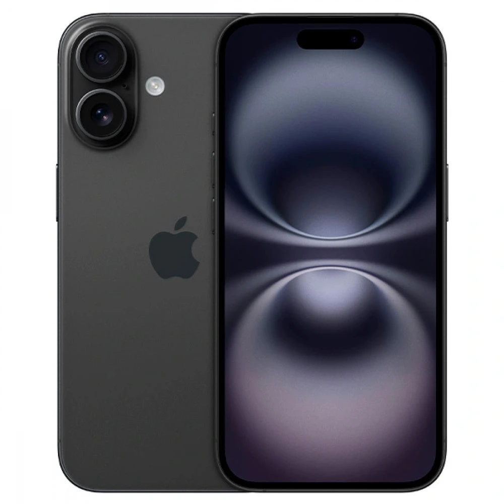 Смартфон Apple iPhone 16 128GB Black MYE73HX/A 128 Гб, 8 Гб