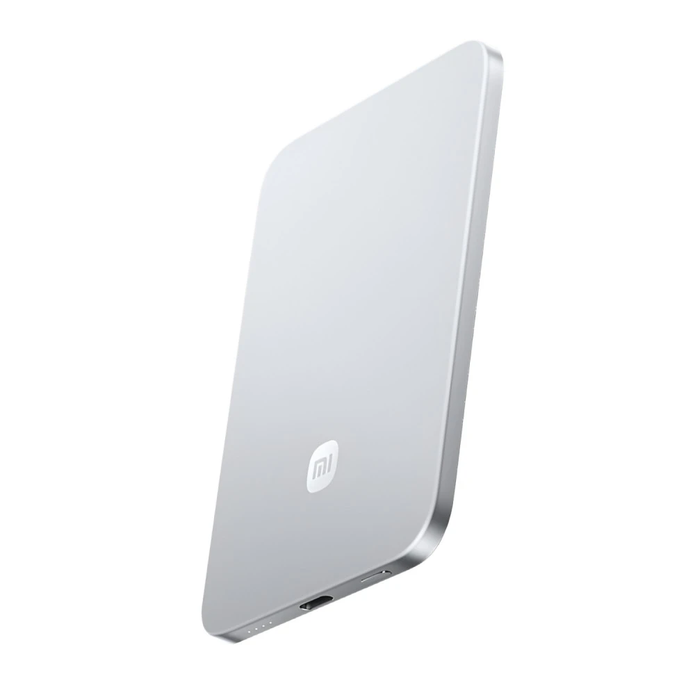 Внешний аккумулятор (Power Bank) Xiaomi UltraThin Magnetic BHR08Z2GL 5000 мАч, Серебро
