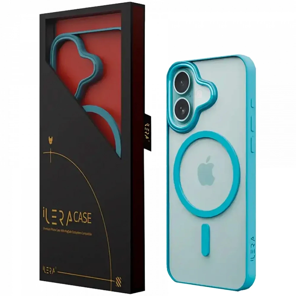 Аксессуары для смартфона iLera ColorAnt Clear Case, Sky Blue for iPhone 16 ILGCACLCASB16