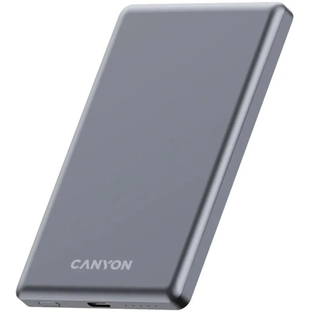 Внешний аккумулятор (Power Bank) Canyon CNS-CPB505DG 5000 мАч, Черный
