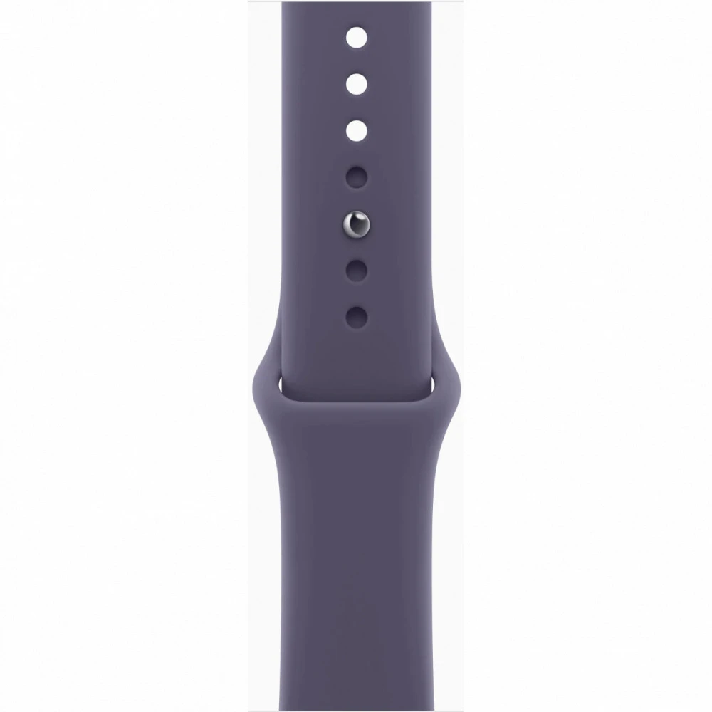 Apple Watch Series 11 46mm Silver Aluminium Case With Purple Fog Sport Band S/M MEV94X/A