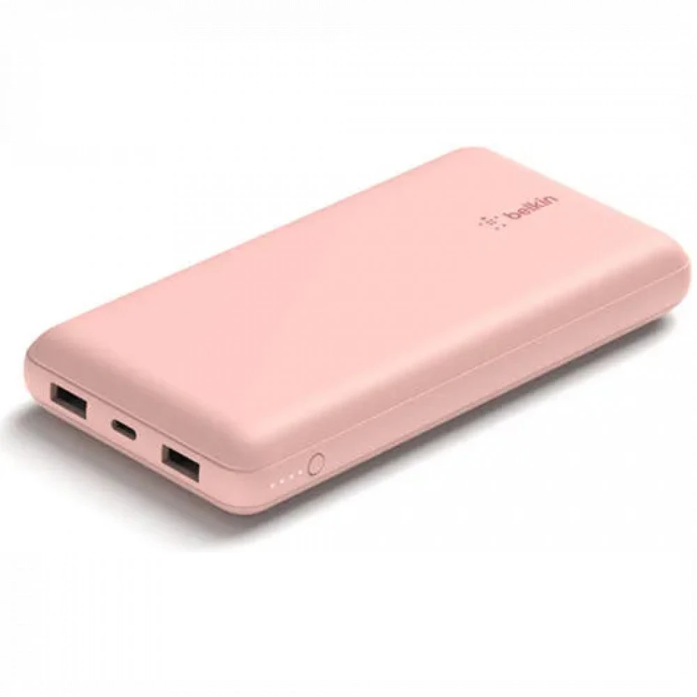 Внешний аккумулятор (Power Bank) Belkin Boost Charger Rose Gold BPB012btRG 20000 мАч, Розовый