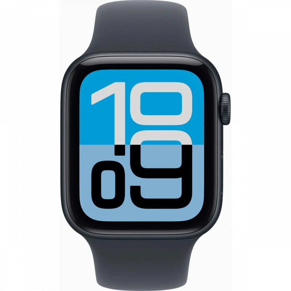 Apple Watch SE 3 44mm Midnight Aluminum Case with Midnight Sport Band M/L MEHQ4ET/A