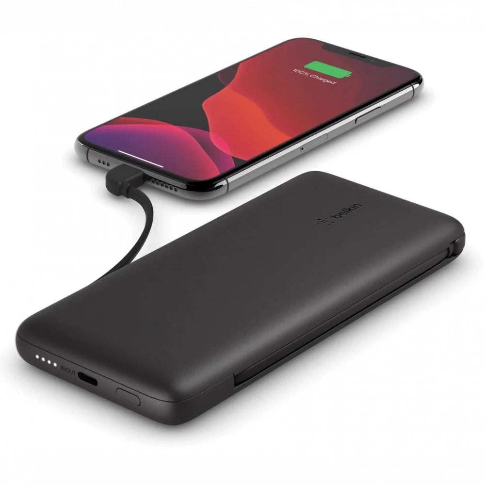 Внешний аккумулятор (Power Bank) Belkin BPB006btBLK 10000 мАч, Черный