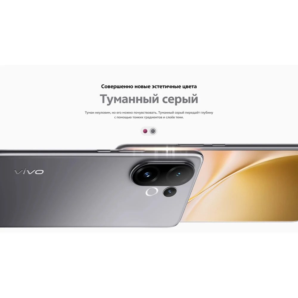 Смартфон Vivo V60 (12+512GB) Gray 5671667 512 Гб, 12 Гб
