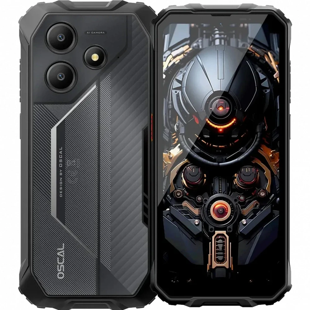 Смартфон Oscal MARINE 2 Marine 2 4+64GB Black 64 Гб, 4 Гб