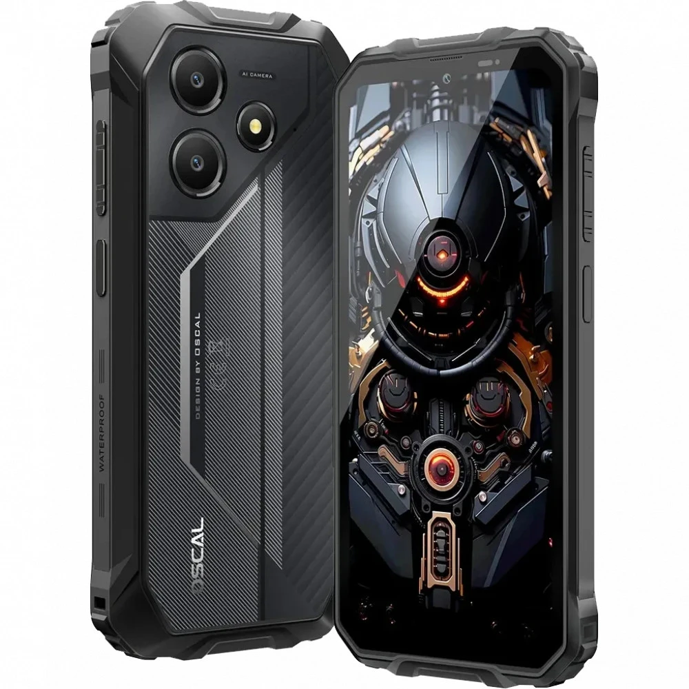 Смартфон Oscal MARINE 2 Marine 2 4+64GB Black 64 Гб, 4 Гб