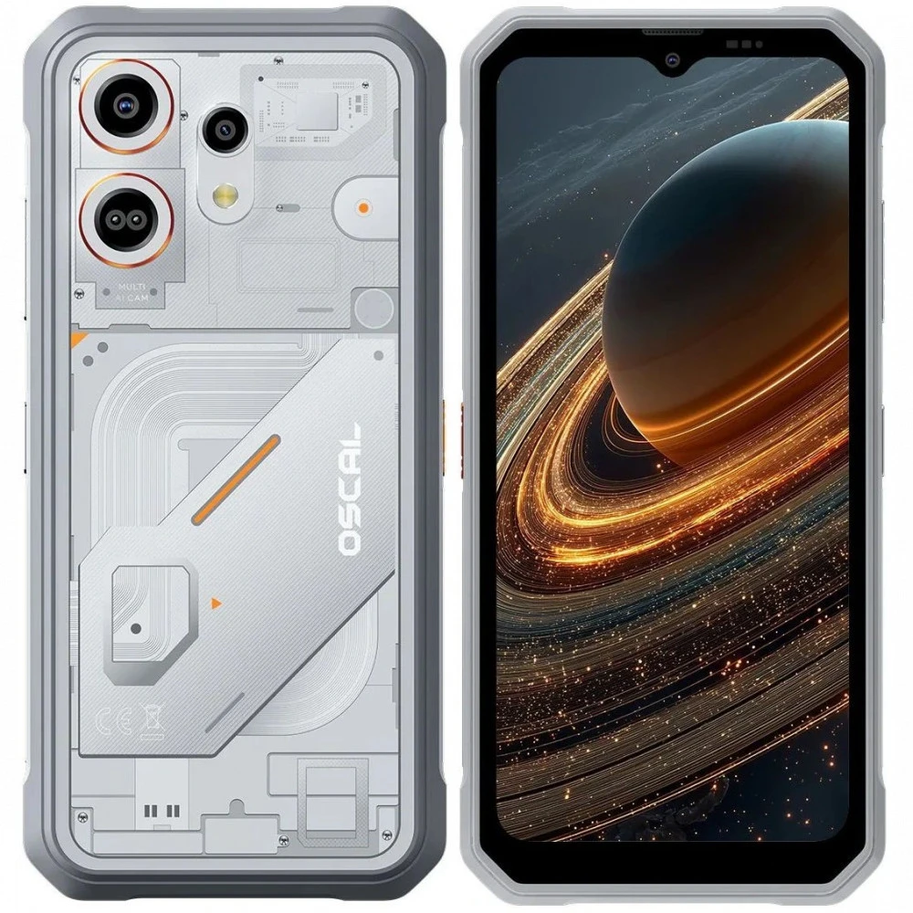 Смартфон Oscal Marine 3 White Marine 3 8+128GB White 128 Гб, 8 Гб