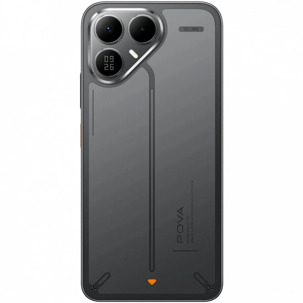 Смартфон TECNO Pova 8 LK6 128+8 GRAPHITE BLACK 128 Гб, 8 Гб