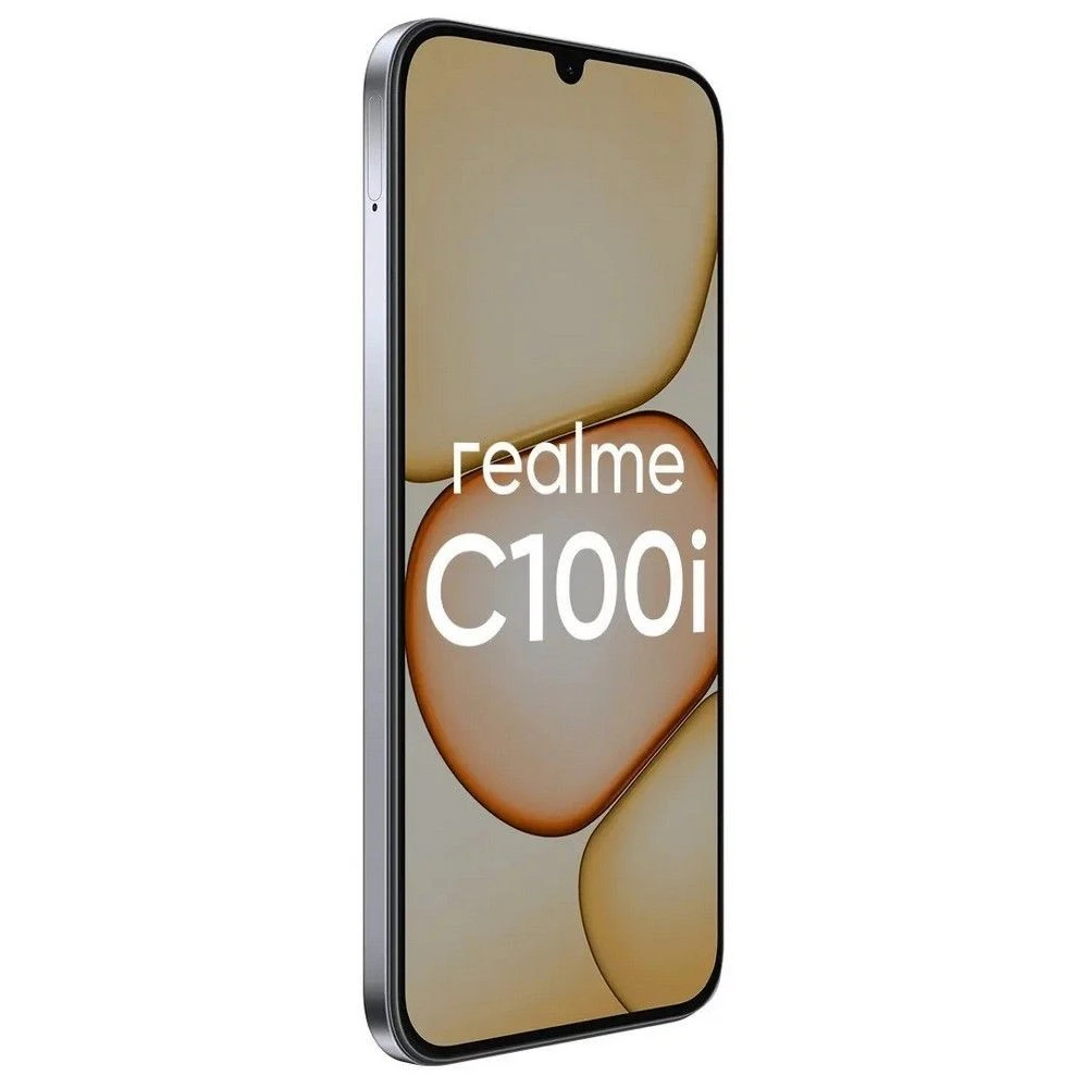 Смартфон REALME C100i серебристый RMX5377 C100i 4+64 серебристый 64 Гб, 4 Гб