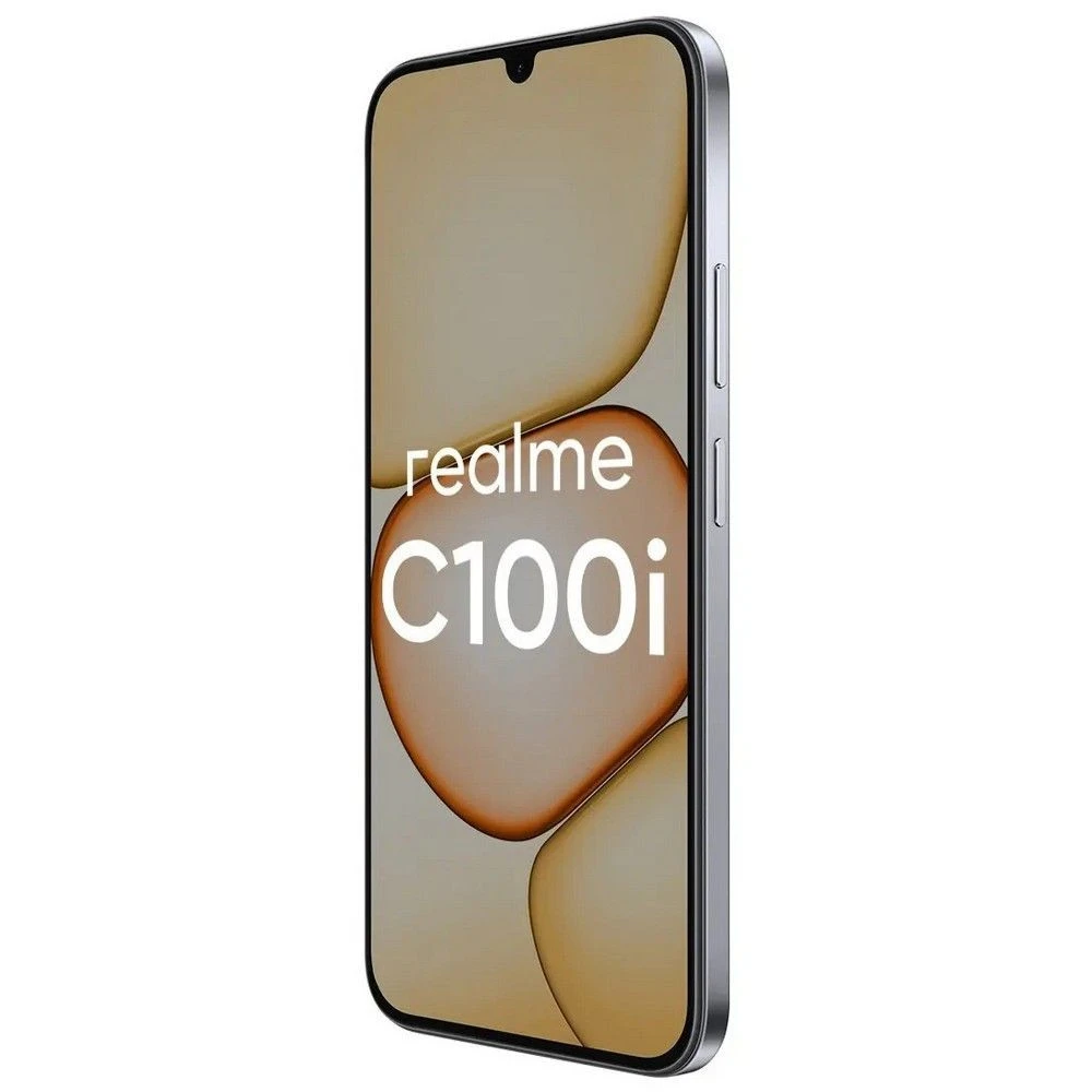 Смартфон REALME C100i серебристый RMX5377 C100i 4+64 серебристый 64 Гб, 4 Гб