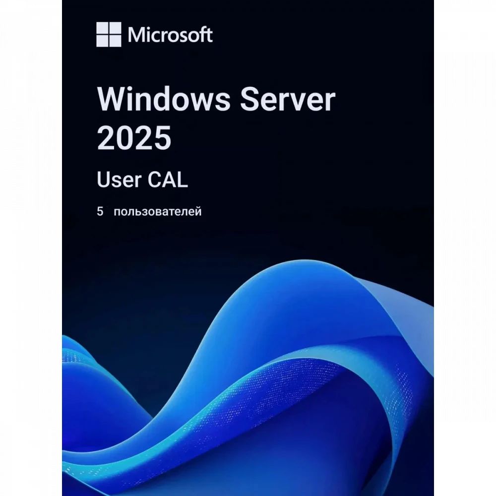 Операционная система Microsoft Windows Server CAL 2025 English 1pk DSP OEI 5 Clt User CAL EP2-25279 Windows Server 2025
