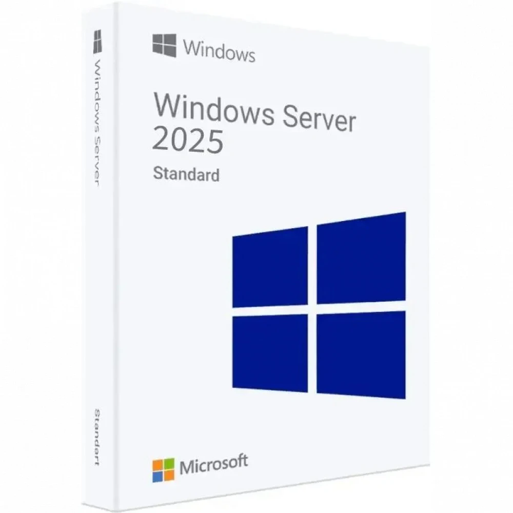 Операционная система Microsoft Windows Server Std 2025 64Bit Eng 1pk DSP OEI DVD 16 Core EP2-25187 Windows Server 2025