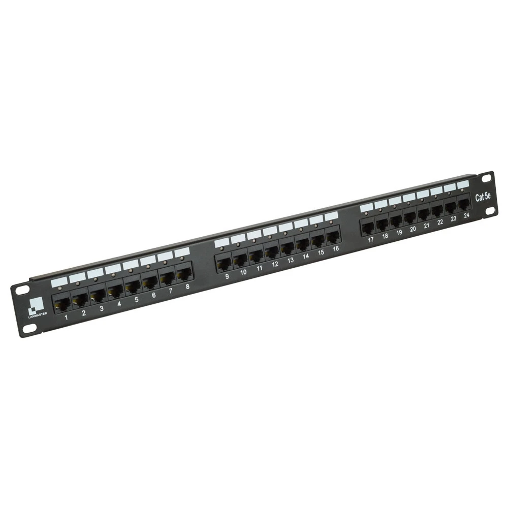 Патч-панель LANMASTER LAN-PPi24U5E 24 порта, UTP, Cat. 5