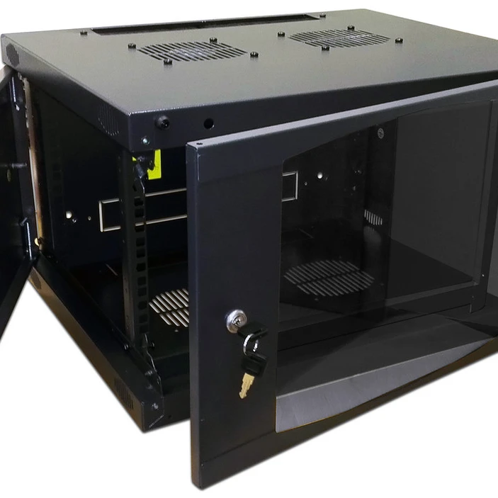 Серверный шкаф LANMASTER Next, настенный TWT-CBWNG-18U-6x4-BK