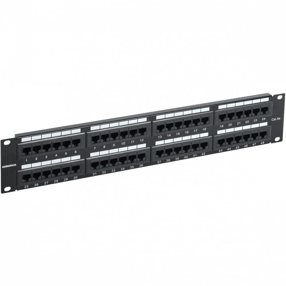 Патч-панель ITK PP48-2UC5EU-K05-G 48 портов, UTP, Cat. 5e