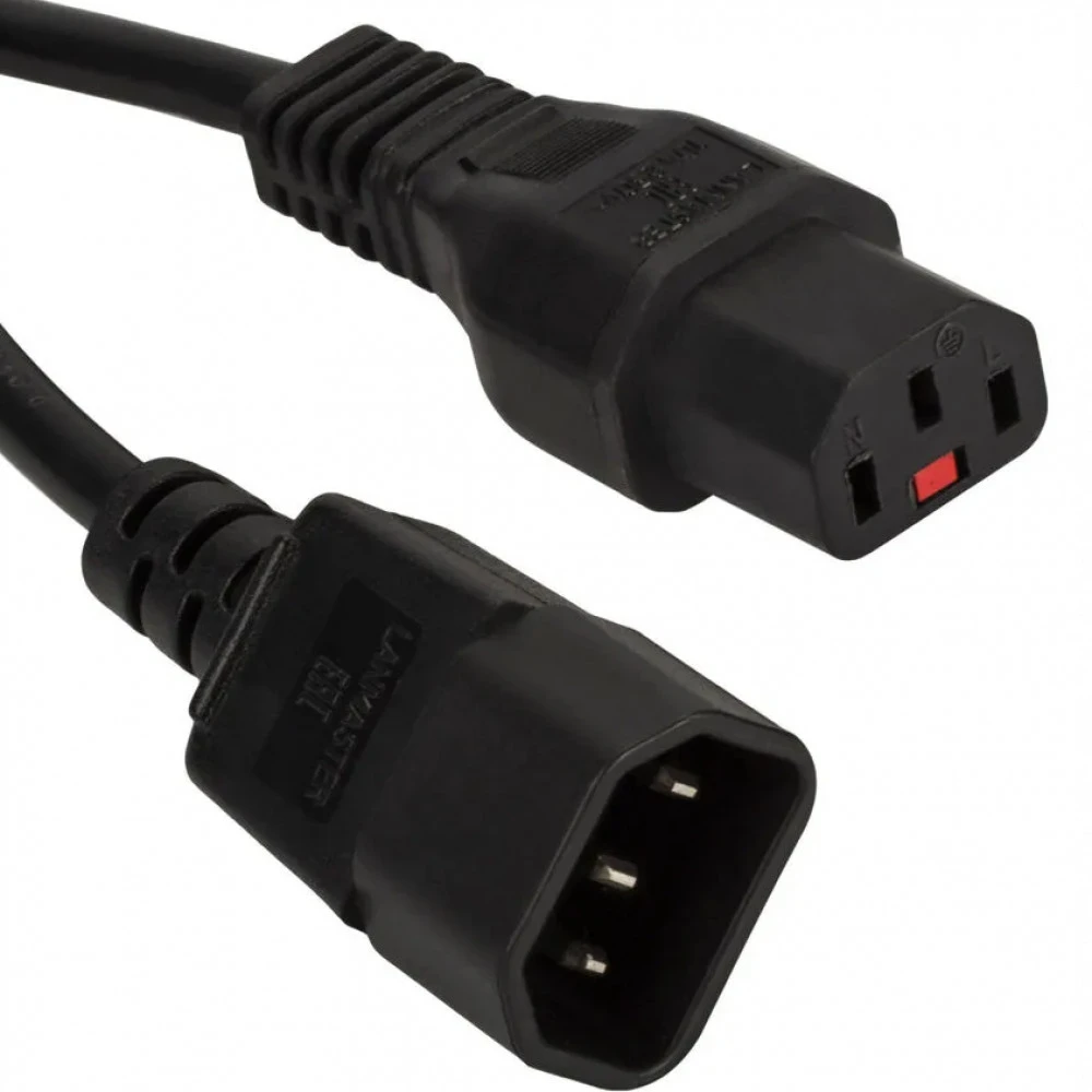 Кабель питания LANMASTER LAN-PP13L/14-1.0-BK