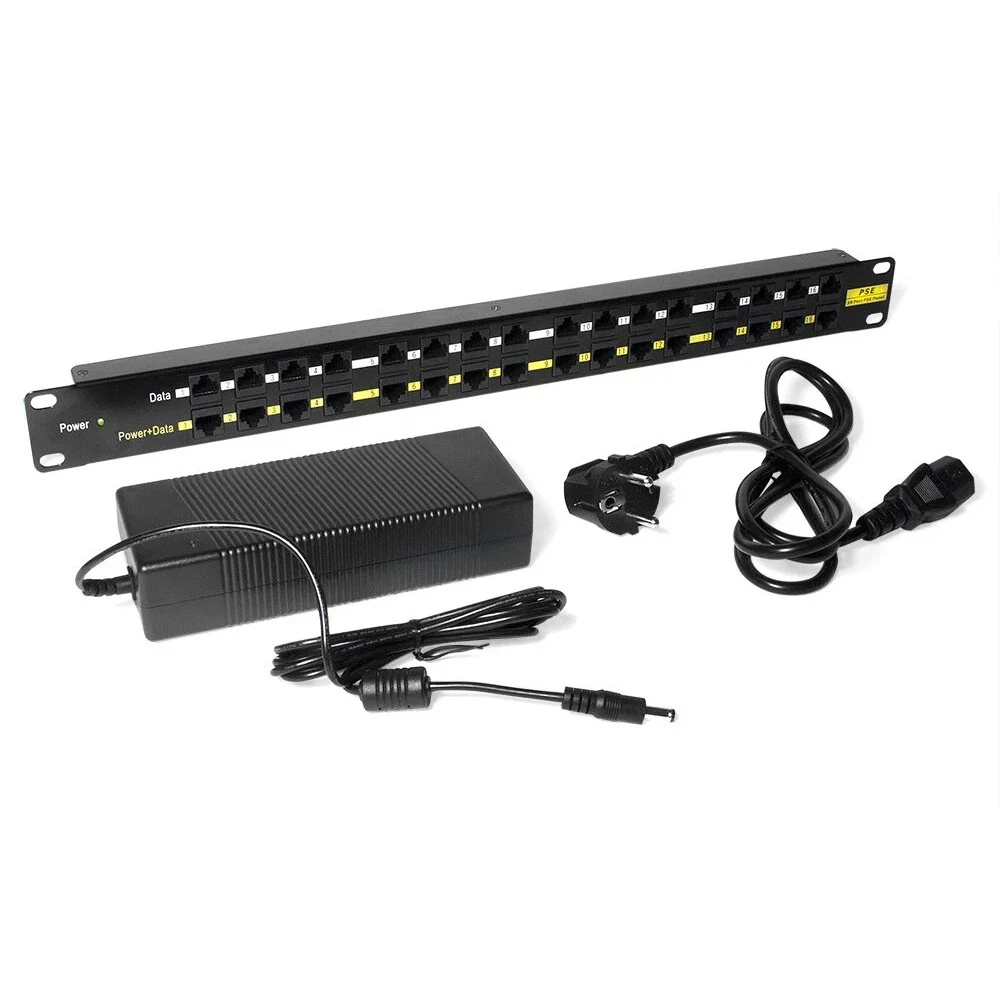 Патч-панель LANMASTER LAN-PP24-POE/A2 24 порта, Cat. 5e