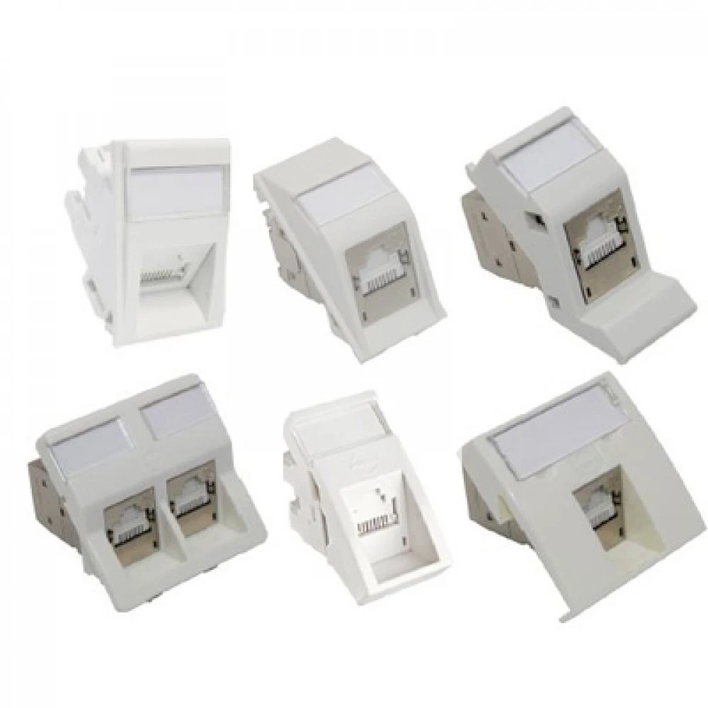 Аксессуар для кабельных сетей Molex 22.5 X 45mm Module (Legrand Mosaic compatible), Unloaded, White Shipping weight: 30g MLG-00038-02