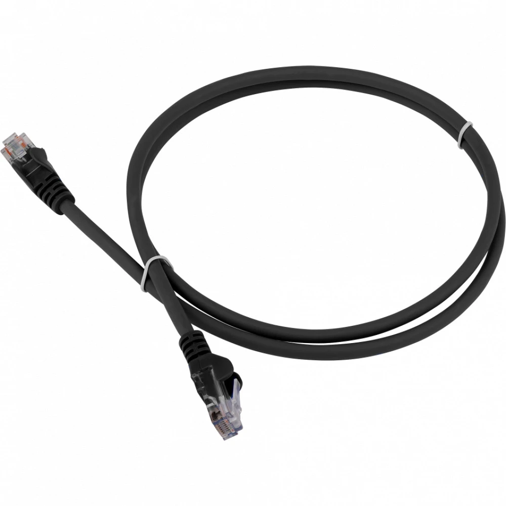 Патч-корд LANMASTER LAN-PC45/U5E-1.5-BK