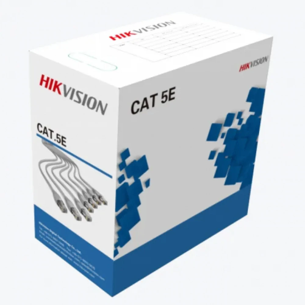 Кабель витая пара Hikvision Кабель UTP для внутренней прокладки HWC-6AU-W