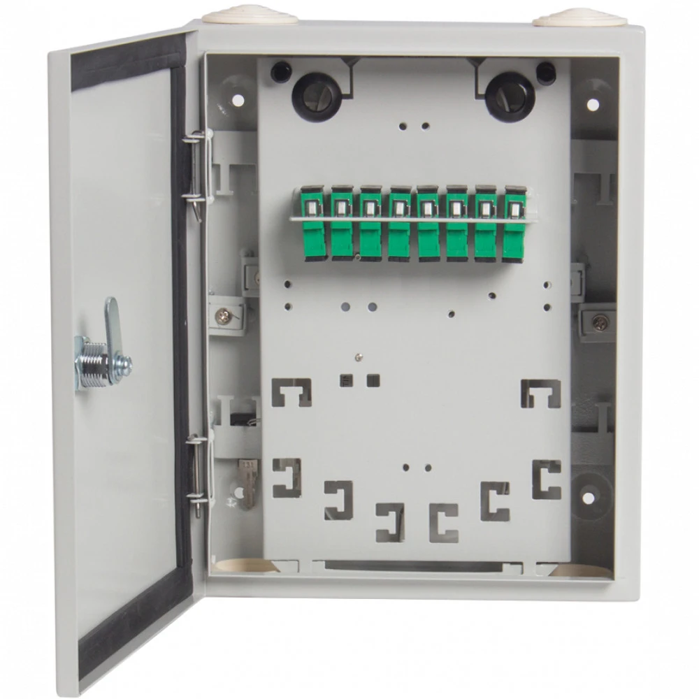 Оптический кросс А-Оптик PON Box 16 with 9pcs SC/APC SM Duplex adapter