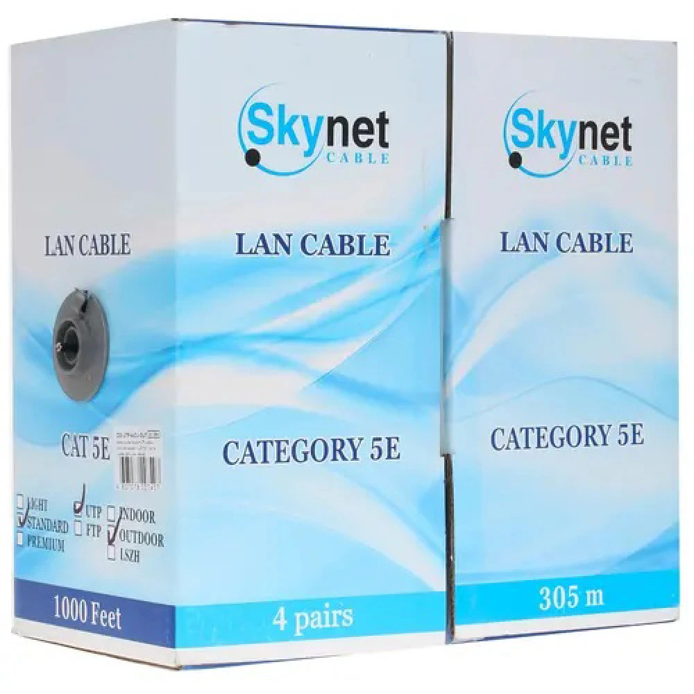 Кабель витая пара SkyNet CSS-UTP-4-CU-OUT бухта (~100м) CSS-UTP-4-CU-OUT/100