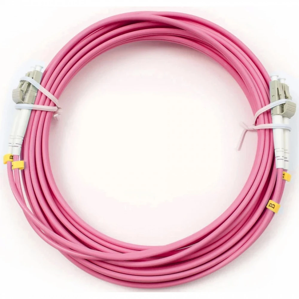 Оптический патч-корд Cabeus FOP-50-OM4-LC-LC-5m