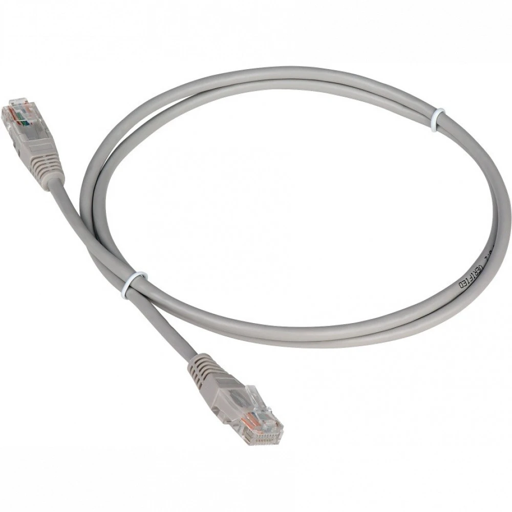 Патч-корд LANMASTER TWT UTP с заливными колпачками, 30.0 м, серый TWT-45-45-30-GY