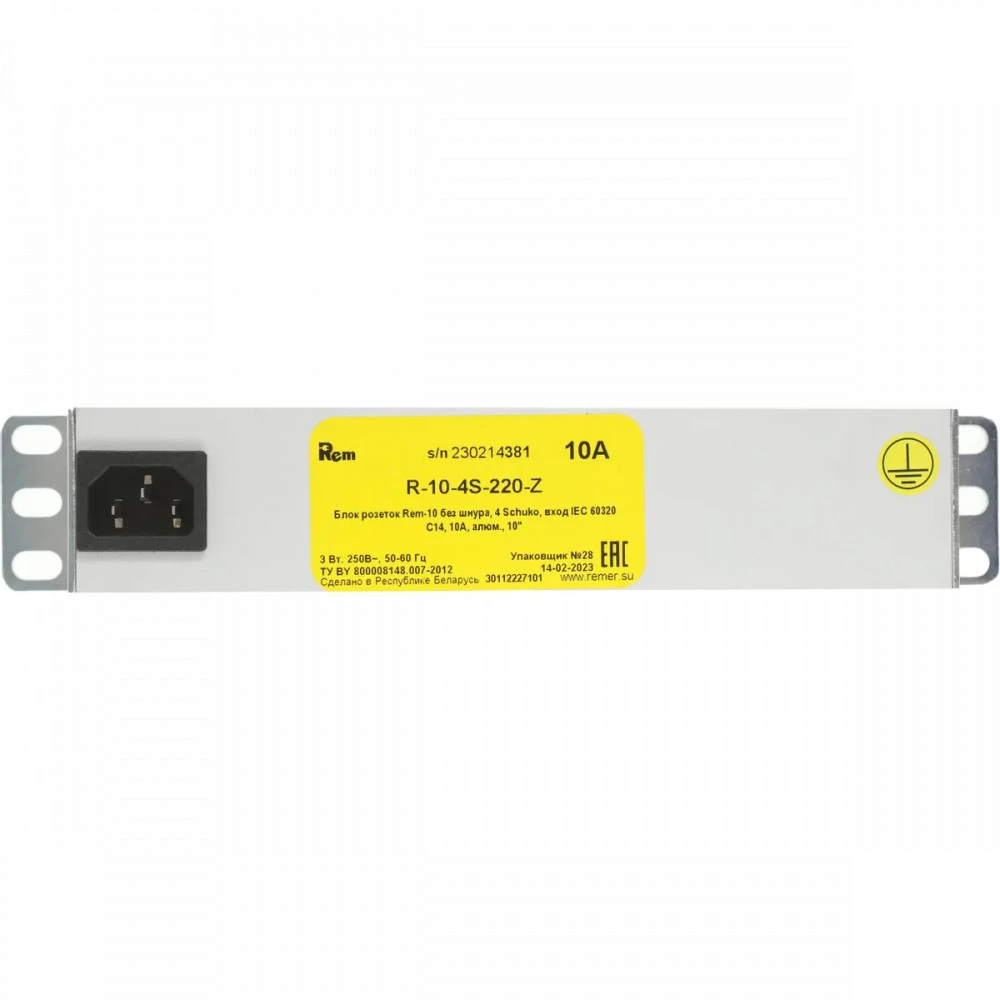 Сетевой фильтр Premier R-10-4S-220-Z