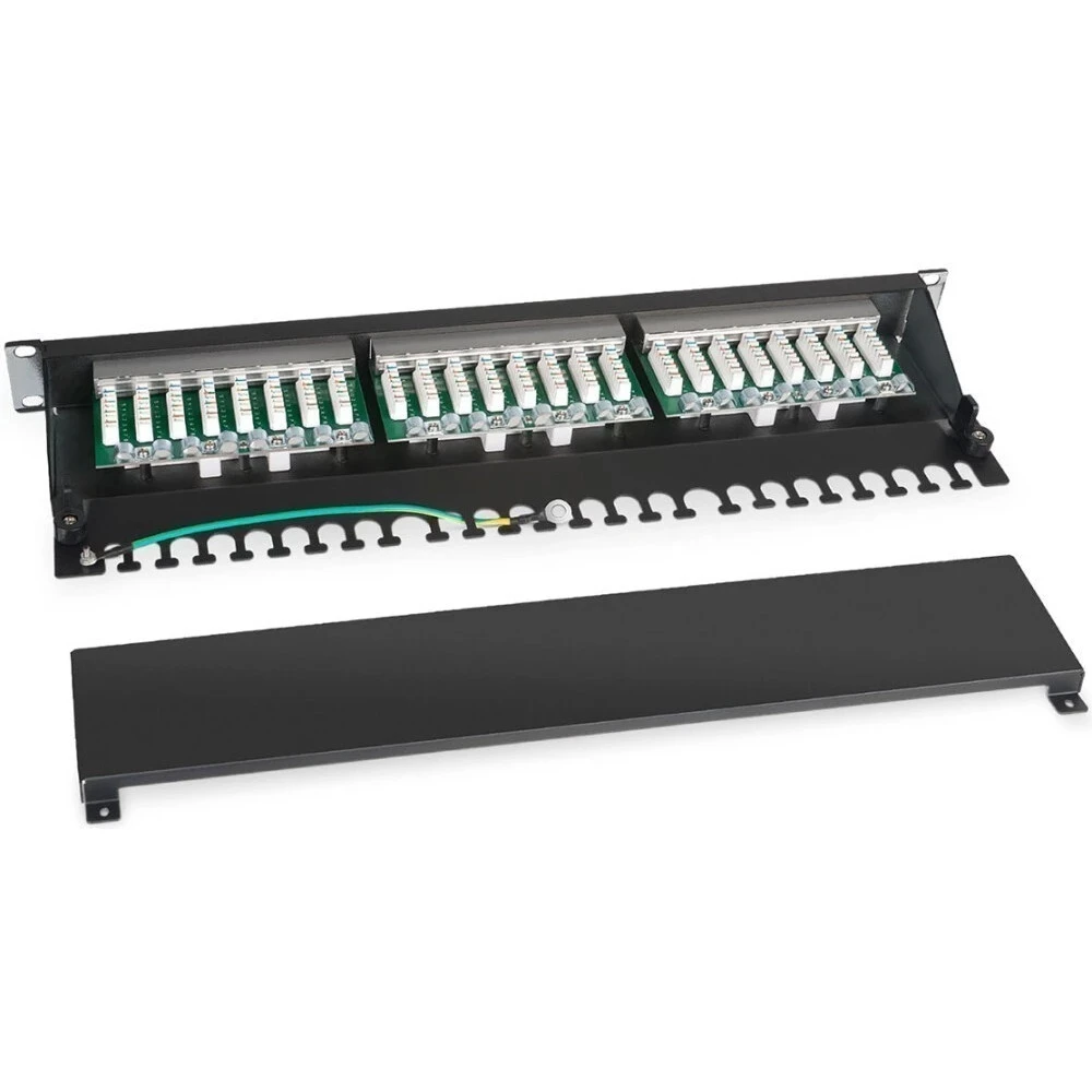 Патч-панель Cabeus PL-24-Cat.5e-SH-Dual 24 порта, FTP, Cat. 5e