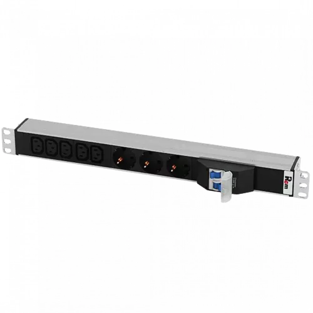 Аксессуар для серверного шкафа ЦМО Блок розеток Rem-32 (3 Sсhuko, 5 IEC 60320 C13) R-32-3S-5C13-A-440-K