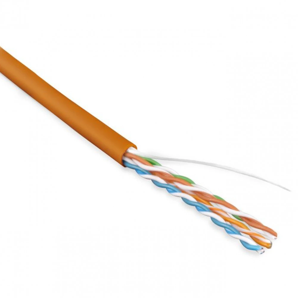 Кабель витая пара LANMASTER LAN-5EUTP-PT-LSZH-OR