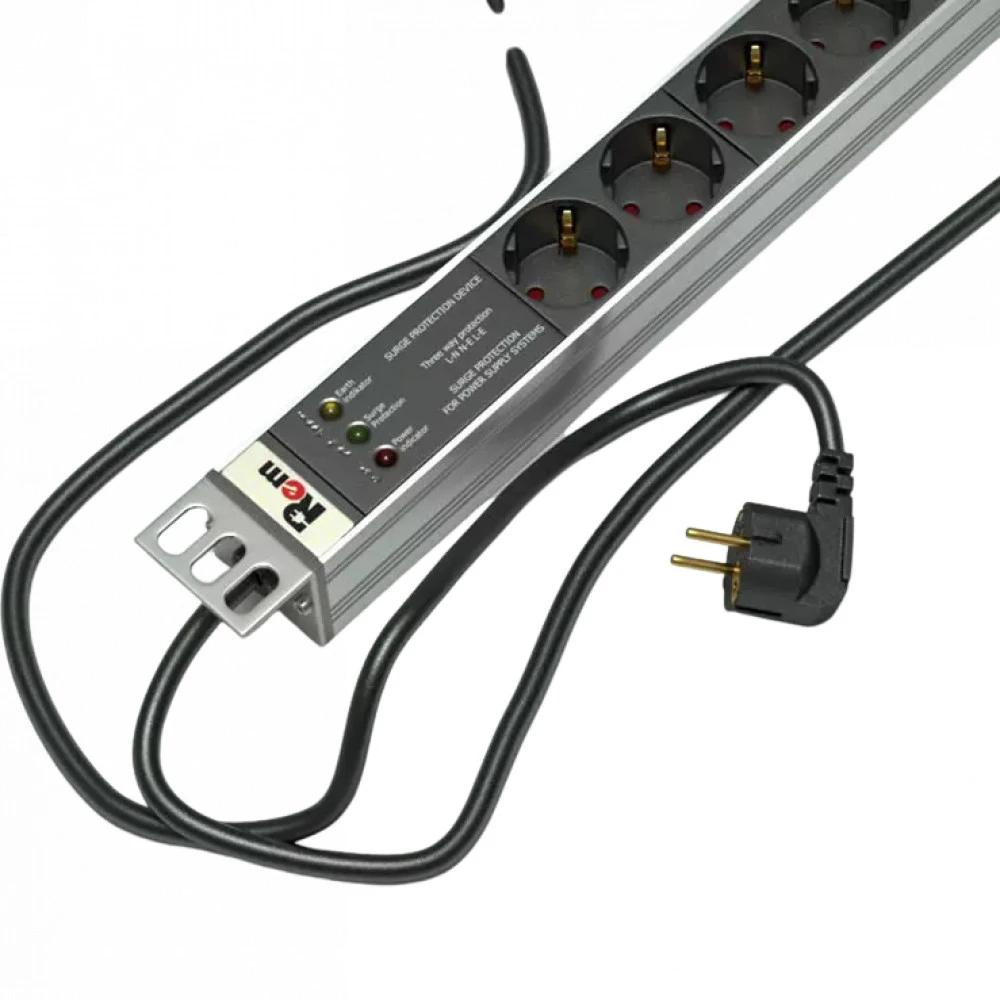 Аксессуар для серверного шкафа ЦМО Блок розеток Rem-16 (7 Schuko) R-16-7S-FI-440-3