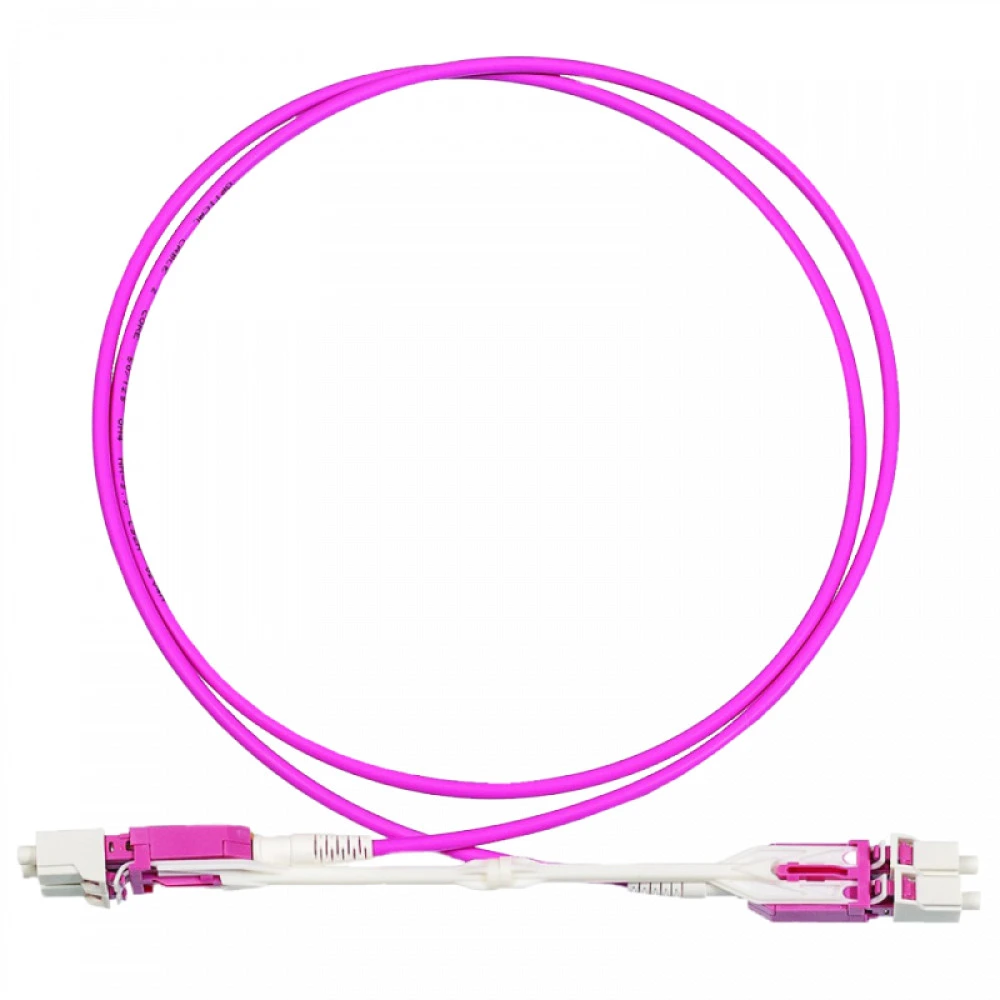 Оптический патч-корд LANMASTER LAN-2LC-2LC/OM4H-5.0
